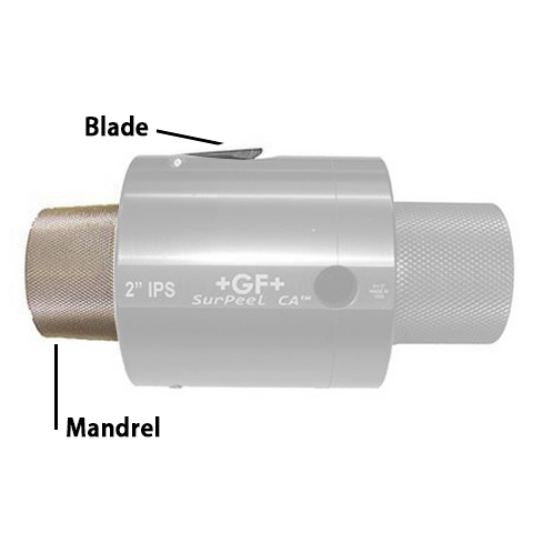 GF SurPeel CA Peeler Replacement Parts - EF Scrapers